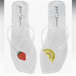 Betsey Johnson Berry Flip Flops